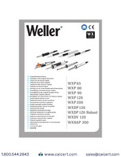 Weller WXDV 120 Traducción Del Manual Original