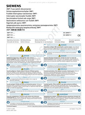 Siemens 3NP1161 Serie Instructivo