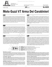 Italeri 4639 Manual Del Usuario