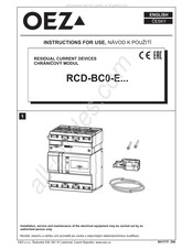 OEZ RCD-BC0-EA16 Instrucciones De Uso