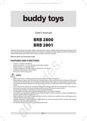 Buddy Toys BRB 2801 Manual Del Usuario