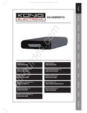König Electronic KN-HDMIREP10 Manual