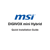 MSI DIGIVOX mini Hybrid Manual De Usuario