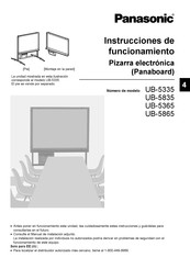 Panasonic UB-5835 Instrucciones De Funcionamiento