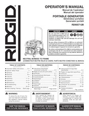 RIDGID RD905712B Manual Del Operador