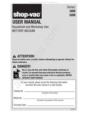 Shop-Vac 3HM Serie Manual Del Usuario