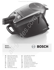 Bosch Relaxx'x BGS5 Serie Instrucciones De Uso