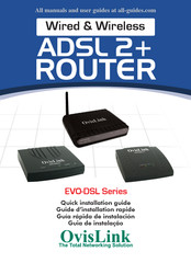 Ovislink EVO-DSL Serie Guía Rápida De Instalación