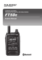 Yaesu FT5De Avance Manual