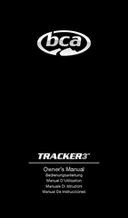 bca TRACKER 3 Manual De Instrucciones