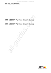 Axis Communications M5014-V Manual De Instrucciones