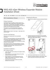 Interlogix NXG-433 xGen Manual De Instalación