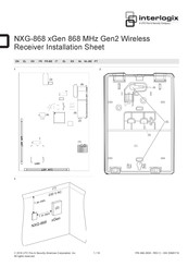 Interlogix NXG-868 xGen Manual De Instalación