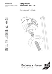 Endress+Hauser NMT 539 Instrucciones De Instalación