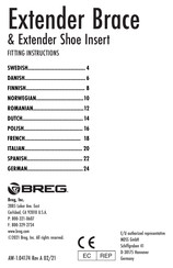 Breg Extender Brace Instrucciones De Montaje