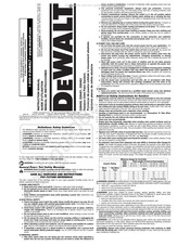 DeWalt D26453 Manual De Instrucciones