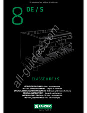 Rancilio CLASSE 8 DE Manual De Instrucciones