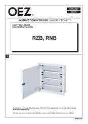 OEZ RNB-5N165-B Instrucciones De Uso