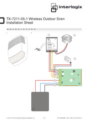 Interlogix TX-7211-05-1 Manual De Instalación