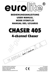 EuroLite CHASER 405 Manual Del Usuario