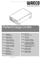 Dometic GROUP Waeco PerfectCharge CA360 Instrucciones De Montaje