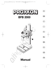 Proxxon BFB 2000 Manual De Instrucciones