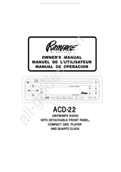 Rampage ACD-22 Manual Del Usuario