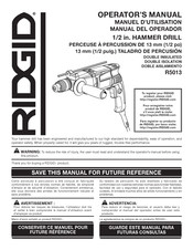 Ridgid R5013 Manual Del Operador