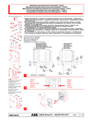 ABB SACE Emax E1 Manual De Instrucciones