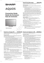 Sharp Aquos TMAN-A043WJZZ Manual De Instrucciones