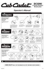 Cub Cadet BC5090 Manual De Operación