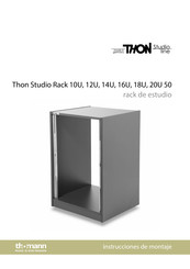 thomann Thon Studio Rack 16U 50 Instrucciones De Montaje