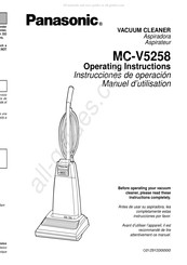 Panasonic MC-V5258 Instrucciones De Operación