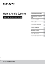 Sony MHC-V71D Manual De Instrucciones