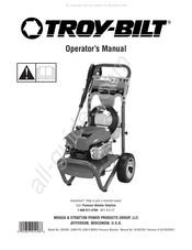 Troy-Bilt 3000 PSI Manual Del Operario