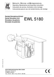 KaVo EWL 5180 Instrucciones Para El Uso, De Mantenimiento Y De Montaje