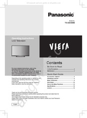 Panasonic TX-32A400E Manual De Instrucciones