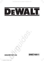 DeWalt DWE74911 Traducido De Las Instrucciones Originales