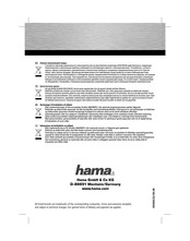 Hama 00049232 Manual De Instrucciones