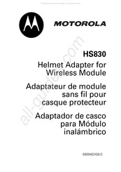 Motorola HS830 Manual De Instrucciones