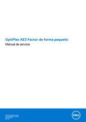 Dell OptiPlex XE3 Tower Manual De Servicio