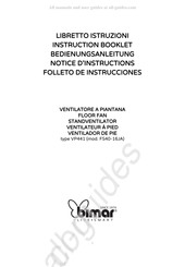 Bimar FS40-16JA Folleto De Instrucciones