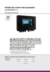 Plum ecoMAX850P1-A Manual Del Usuario Para Mantenimiento E Instalación