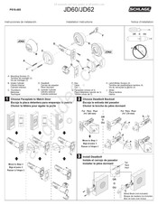 Schlage JD60 Instrucciones De Instalación