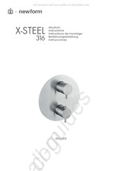 newform X-STEEL 316 69663EX Instrucciones De Montaje