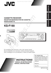 JVC KS-F190 Manual De Instrucciones