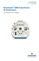 Emerson Rosemount 644H Guia De Inicio Rapido