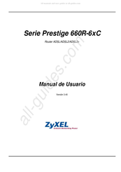 Zyxel Prestige 660R-6 C Serie Manual De Ususario