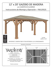 Yardistry YM12952S Instrucciones De Montaje