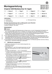 Volkswagen 3G0 057 342 Manual De Montaje